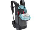 FR LITE RACE, 10 L, Protektorenrucksack / carbon grey/black / M/L