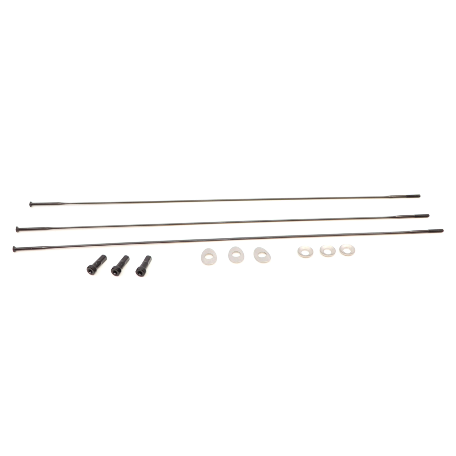 Spoke and Nipple 256mm CX-Ray Straight Pull Qty 3 / black