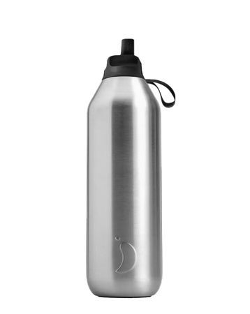 Chilly's Series 2 Flip Bottle 1l / Stainless Steel recycled