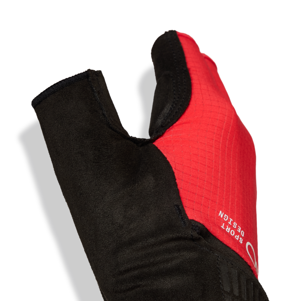 BRAVO GEL II Unisex-Kurzfingerhandschuhe / flame red / XL