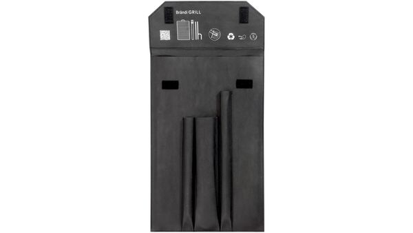 BRÄNDI 2.0 mobiler Grill aus Edelstahl inkl. Tasche / silber