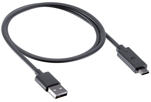 Ladekabel SPC+ UCB-A>USB-C / schwarz