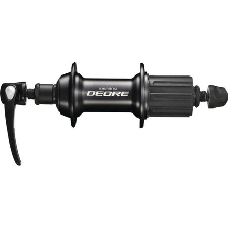 DEORE Hinterrad-Nabe FH-QC400 / schwarz / 32L, Rimbrake, 135/5mm