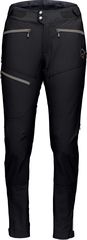 FJØRÅ  FLEX 1 Damen-Bikehose lang / caviar/castor grey / S
