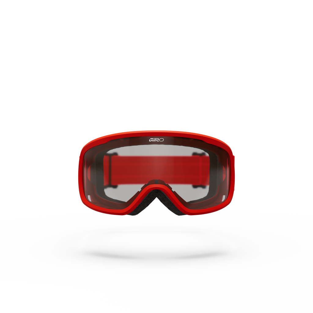 Tempo MTB Goggle / flame red,clear
