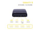 GRAVITY Powerbank / black / 5000mAh, 16.5W