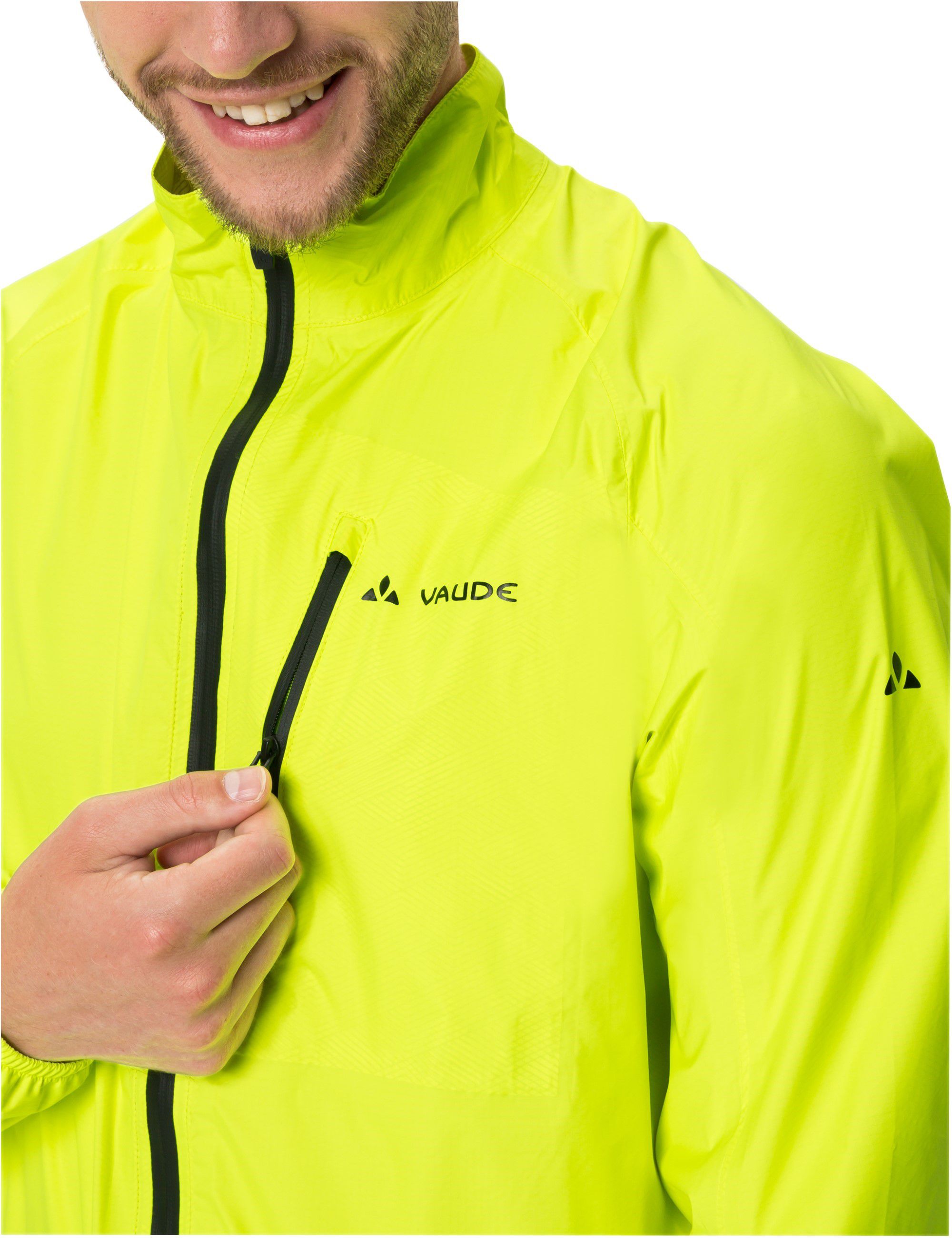 DROP III Herren-Regenjacke / neon yellow / 3XL