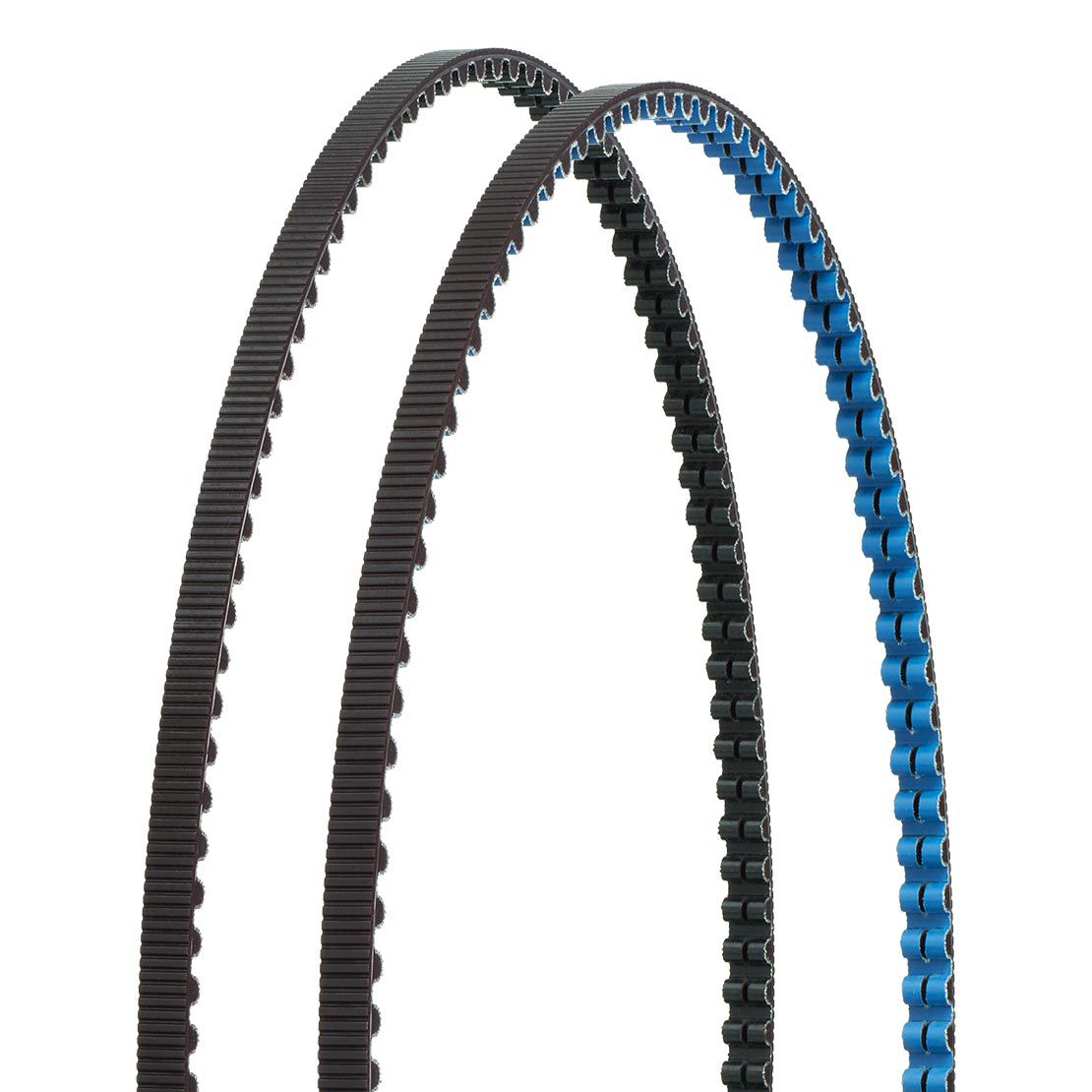 CDX Centertrack Riemen mit Nut / schwarz blau / 113 Zähne