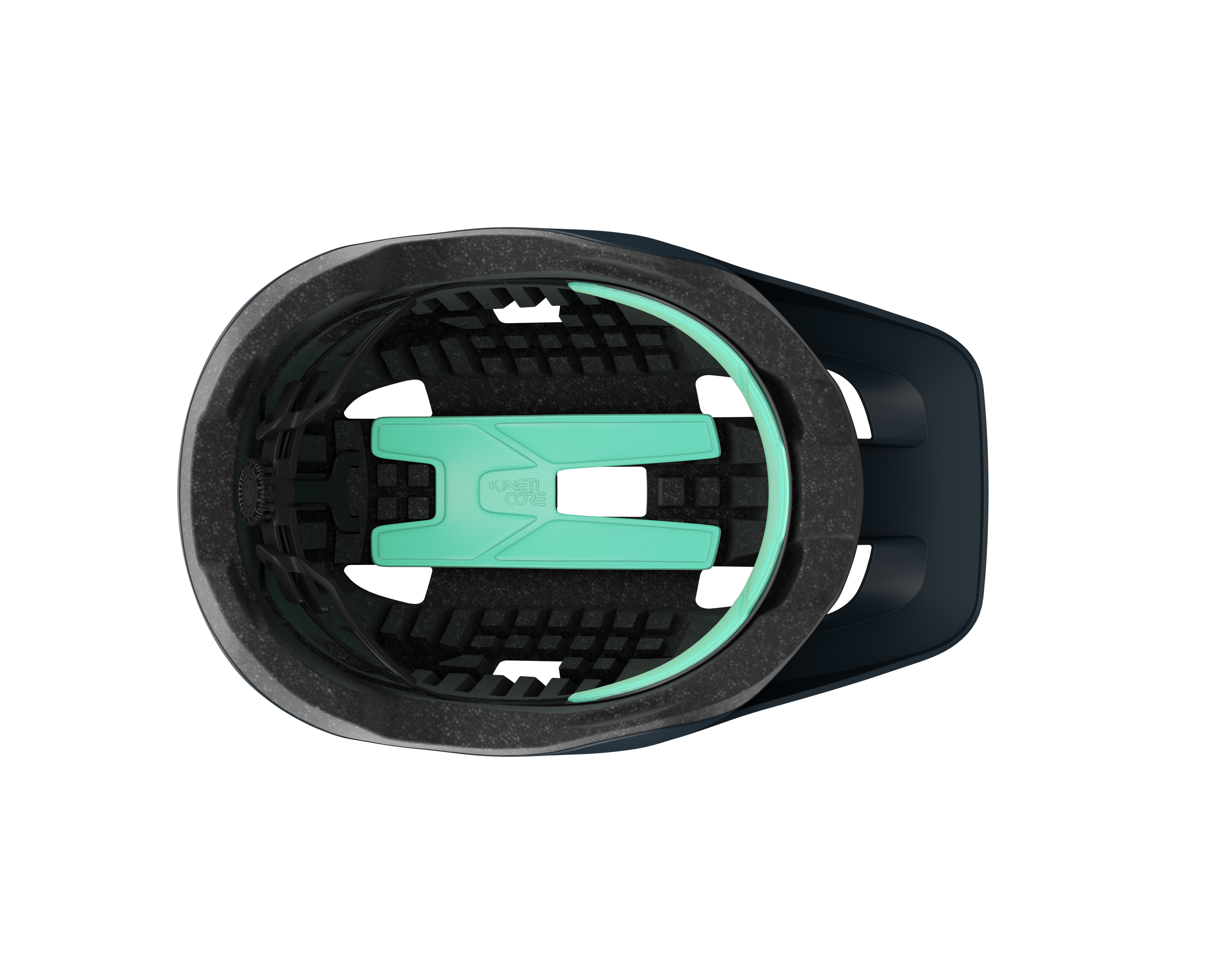 LAZER Unisex MTB Lupo KinetiCore Helm / matte navy blue