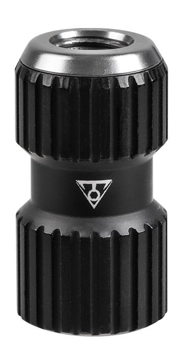NANO AIRBOOSTER, CO2-Adapter / black / PRESTA-/SCHRADER-VENTIL