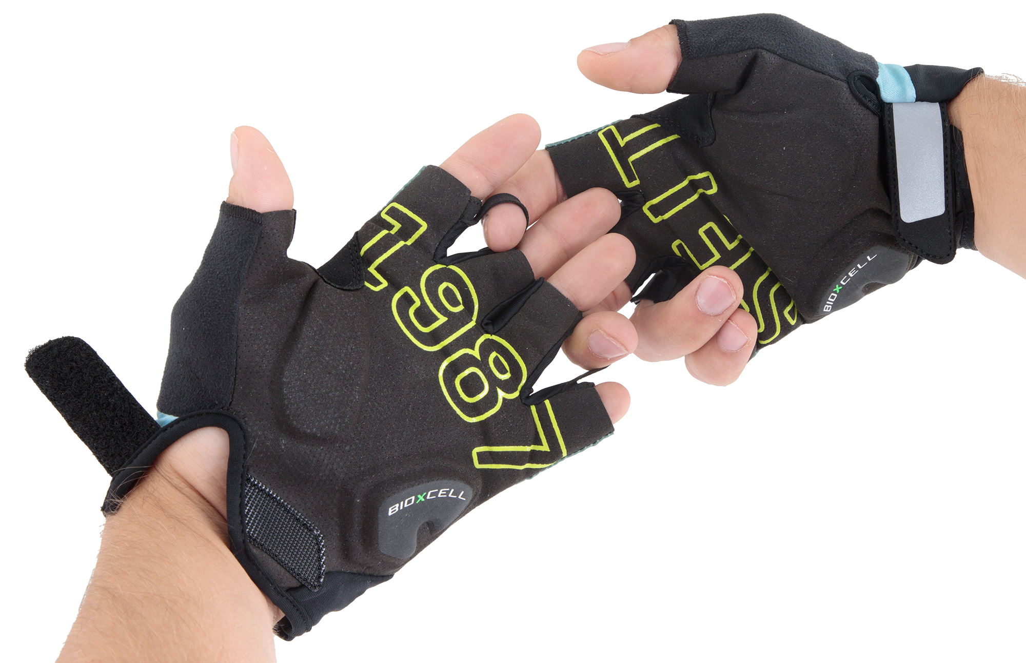 1987 TEAM Unisex-Kurzfingerhandschuhe / marineblau / 3XL