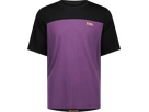 DIVERSION Herren-Merino-Kurzarmshirt / boysenberry/black / L
