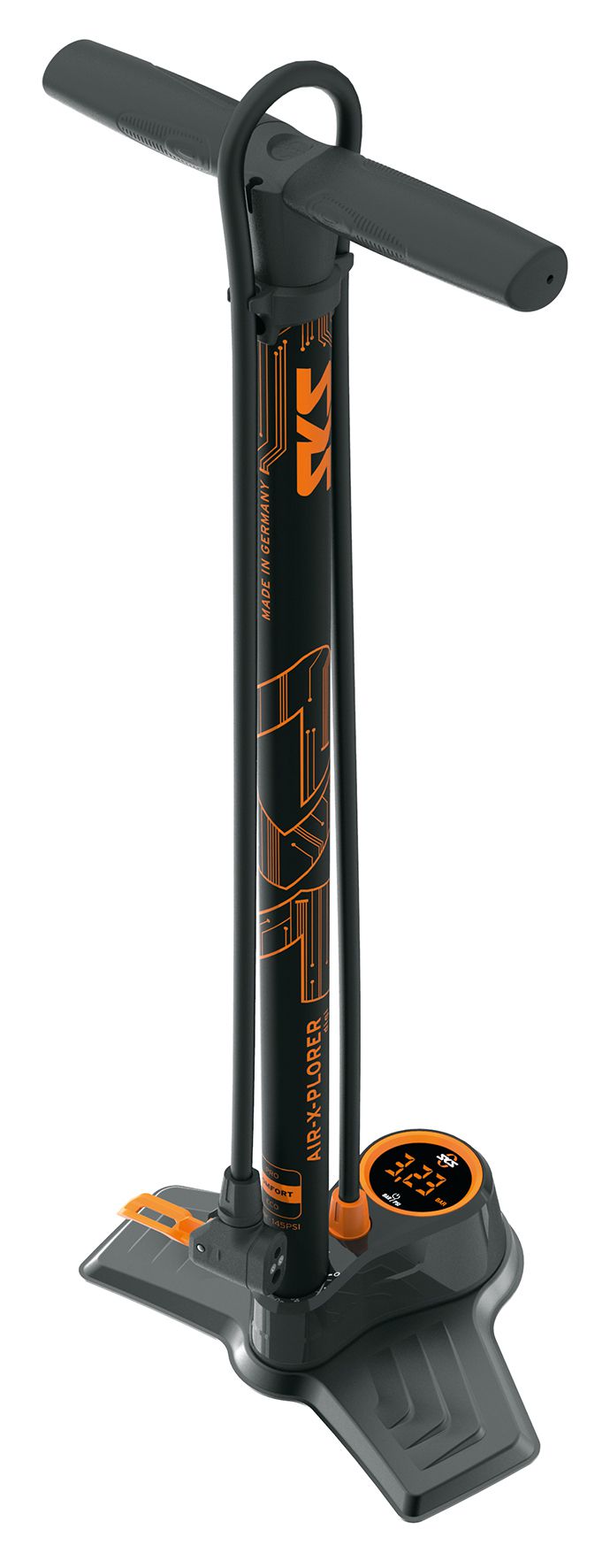 Standpumpe Air-X-Plorer Digi 10.0 / schwarz-orange