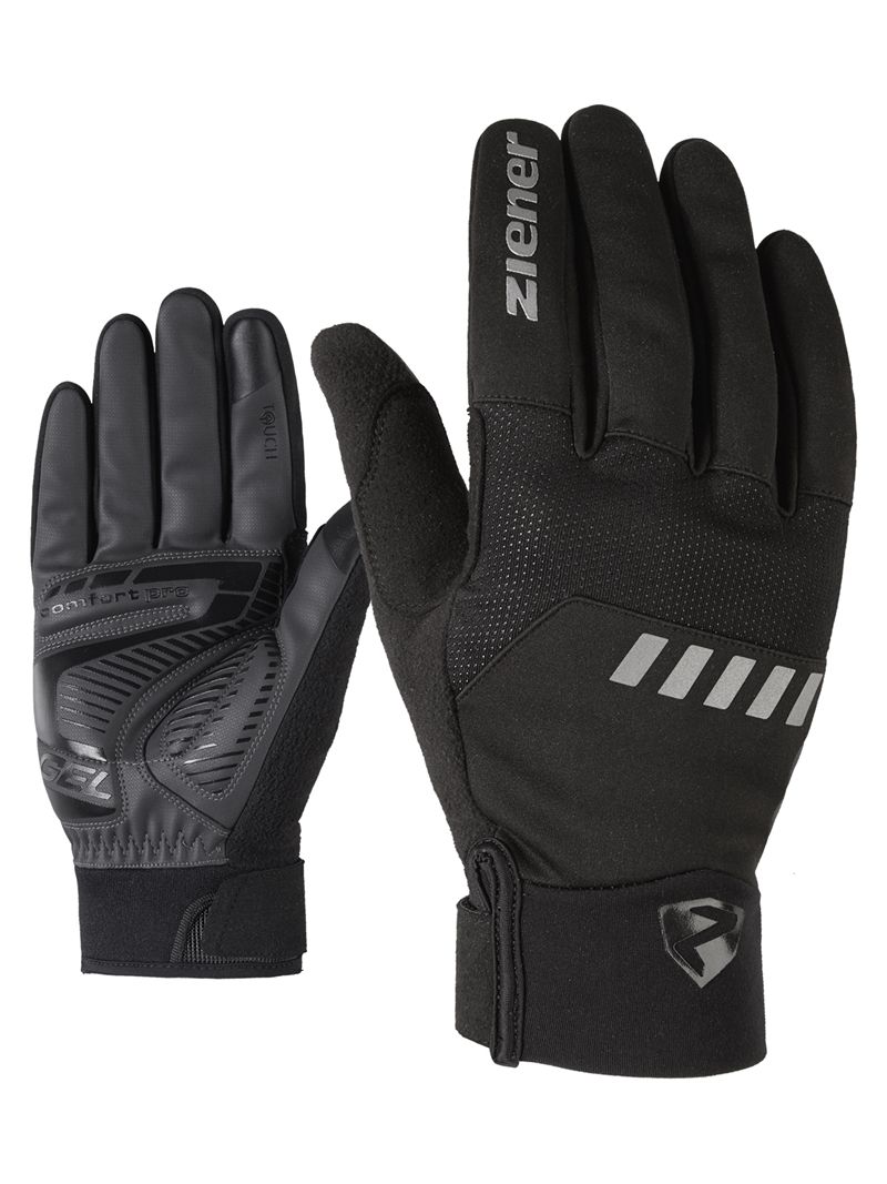 DALLEN TOUCH Unisex-Softshellhandschuhe / black / S=7