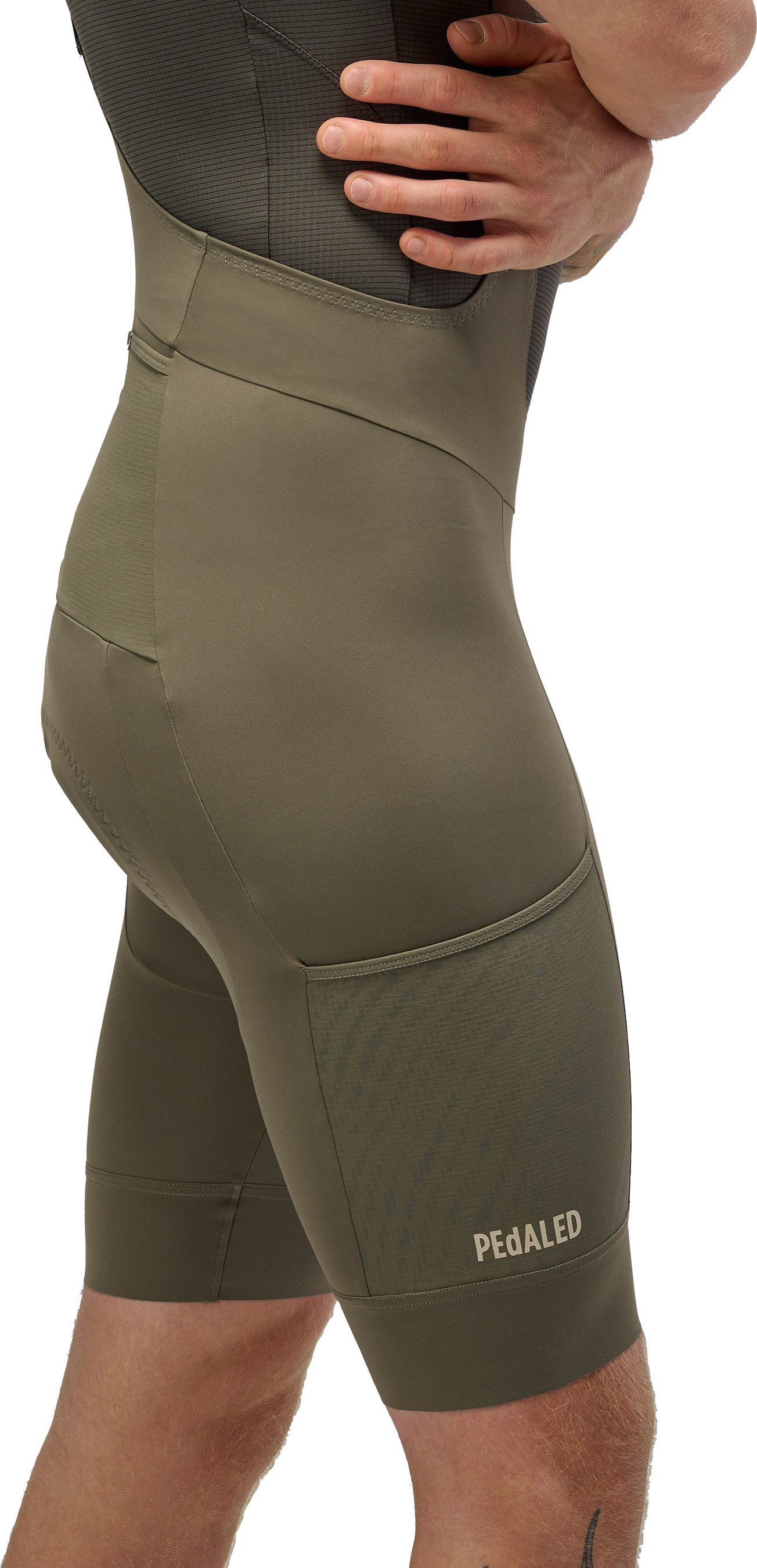 ODYSSEY Herren-Gravel-Trägerhose / military green / L