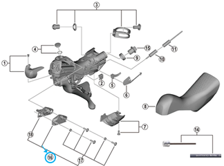Deckel ST-R9120 / ST-R8020 / ST-RX810 / Schwarz / rechts