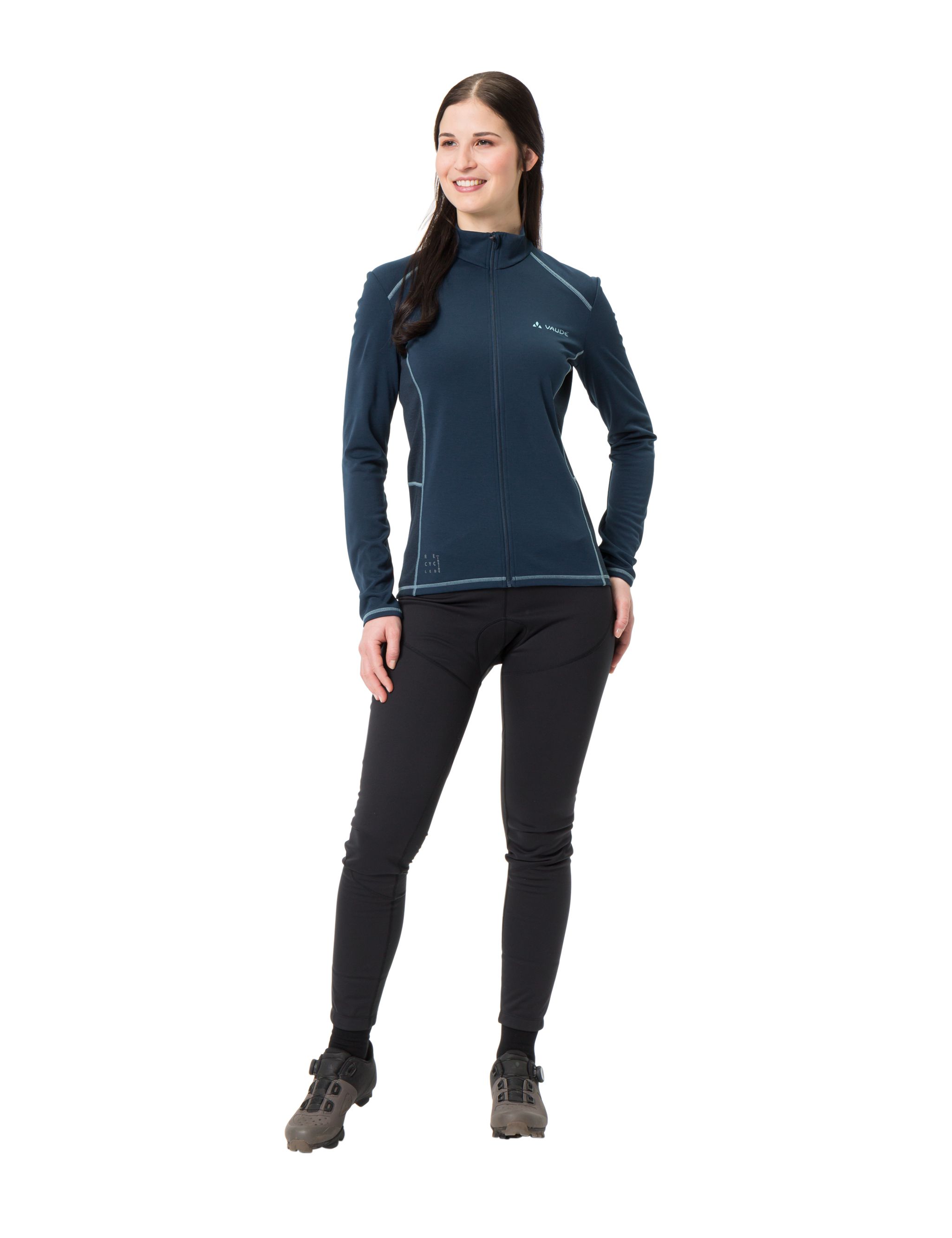 MATERA Damen-Langarmtrikot / dark sea / 46
