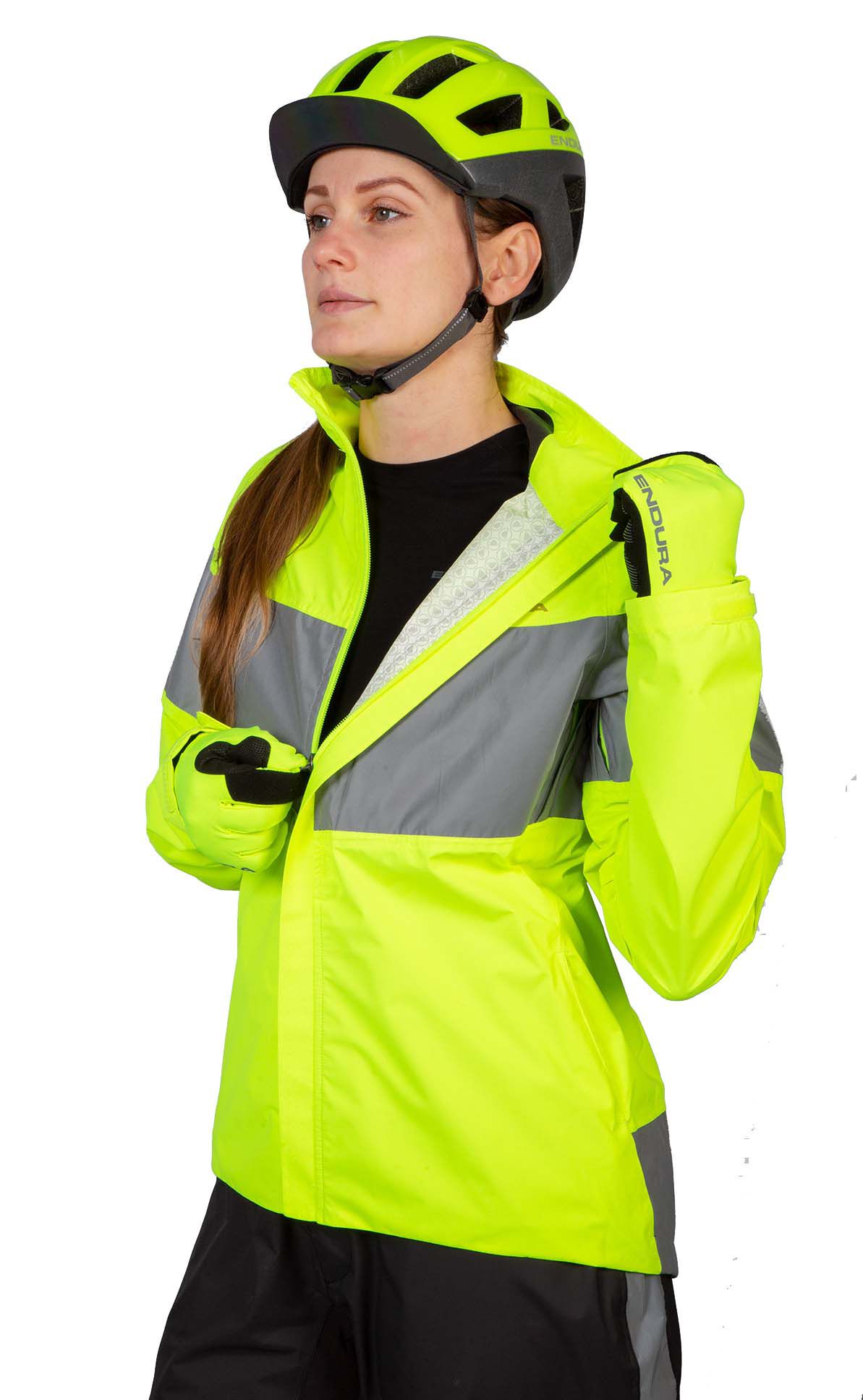 URBAN LUMINITE EN1150 Damen-Regenjacke / neon-gelb / XS