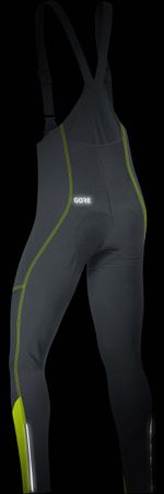 C3 GWS Herren-Softshell-Trägerhose mit Polster / black/neon yellow / S