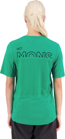 TARN Damen-Merino-Kurzarmshirt / pop green / L