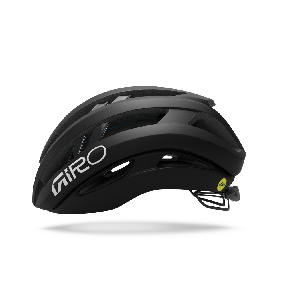 ARIES MIPS Velohelm / matte black/white / L 59-63