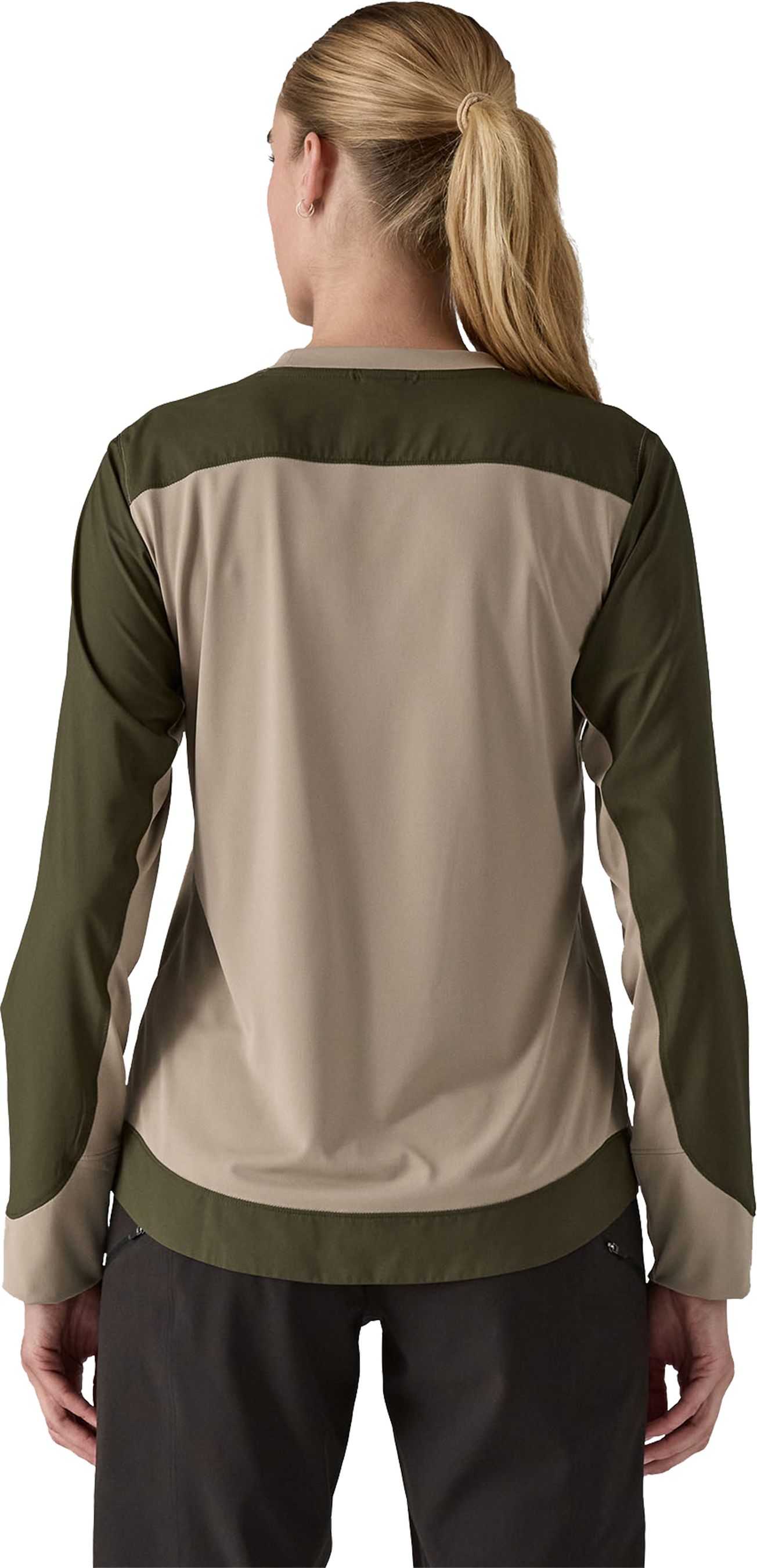 DIRT CRAFT Damen-Langarmshirt / seabird grey / M