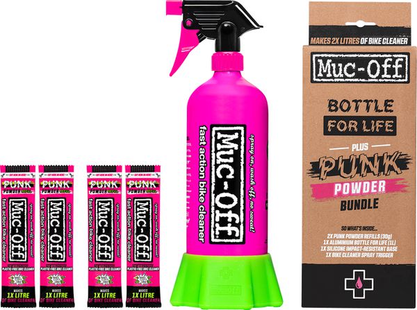 Punk Powder Fahrradreiniger (4pack)+Bottle