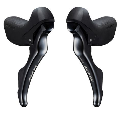 SHIMANO 105 R7000 Brems-/Schal / schwarz / Paar, 2x11, mit Kabel + Hülle