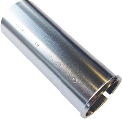 PASSHÜLSE für Sattelstützen 25.4 mm / silber / 25.4mm AUF 26.8mm