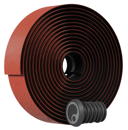 Lenkerband BT black / rusty red / 2300 mm, 3.5 mm, Gravel, 150 g