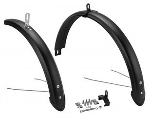 Mud Guard Kinderschutzblech / matt schwarz / 24"