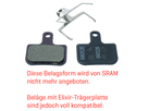 ROAD AXS Red, Force, Rival, Apex/Elixir, Level , DB Bremsbelag / organisch quiet / Trägerplatte schwarz