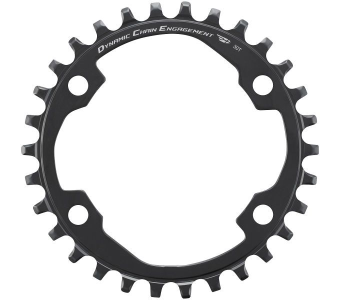 Kettenblatt Cues FC-U6000 Single / schwarz / 30 Zähne, 96 mm