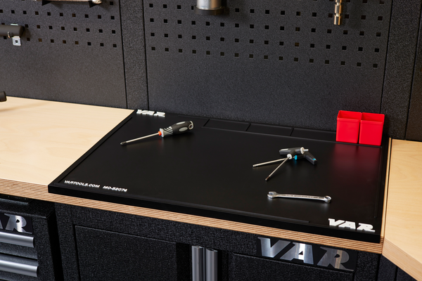 Gummi-Werkbankmatte gross transparent MO-52074 / schwarz