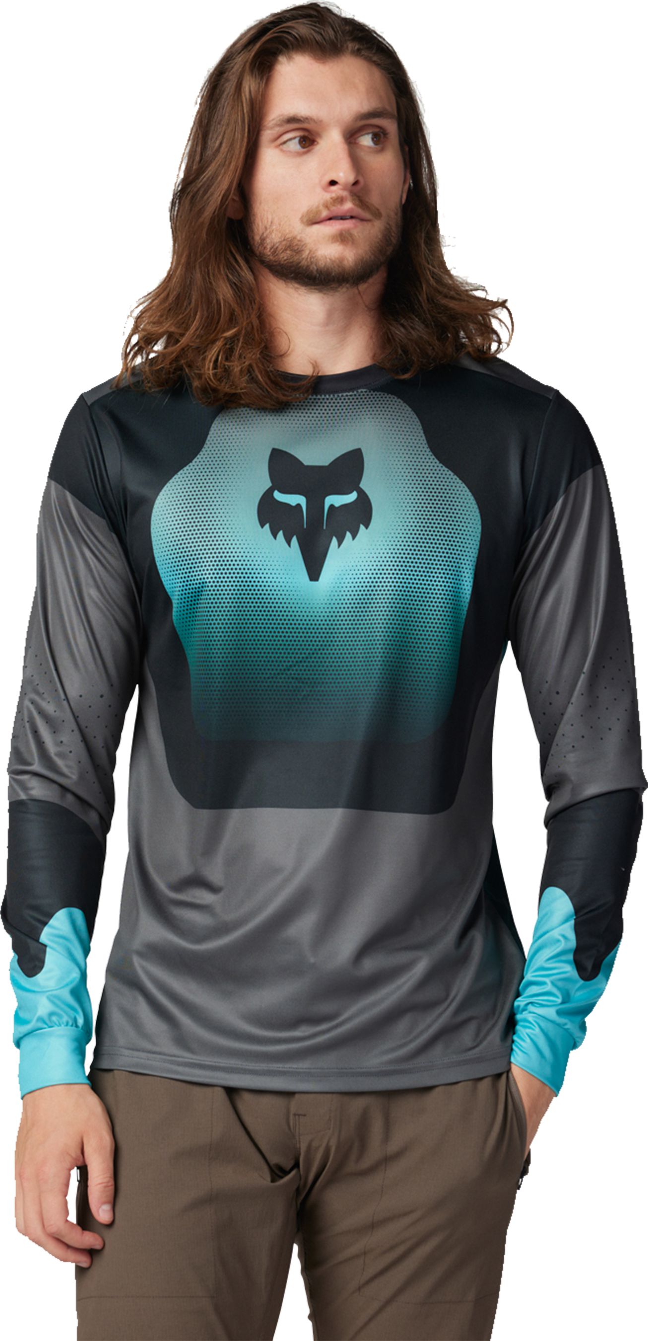 RANGER REVISE Herren-Langarmshirt / teal / XL