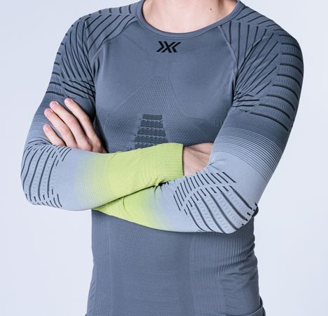 Men Invent FX Shirt LS / rhino grey light grey canary / XL