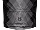 THE ARGYLE Herren-Kurzarmtrikot / black/gray / XL