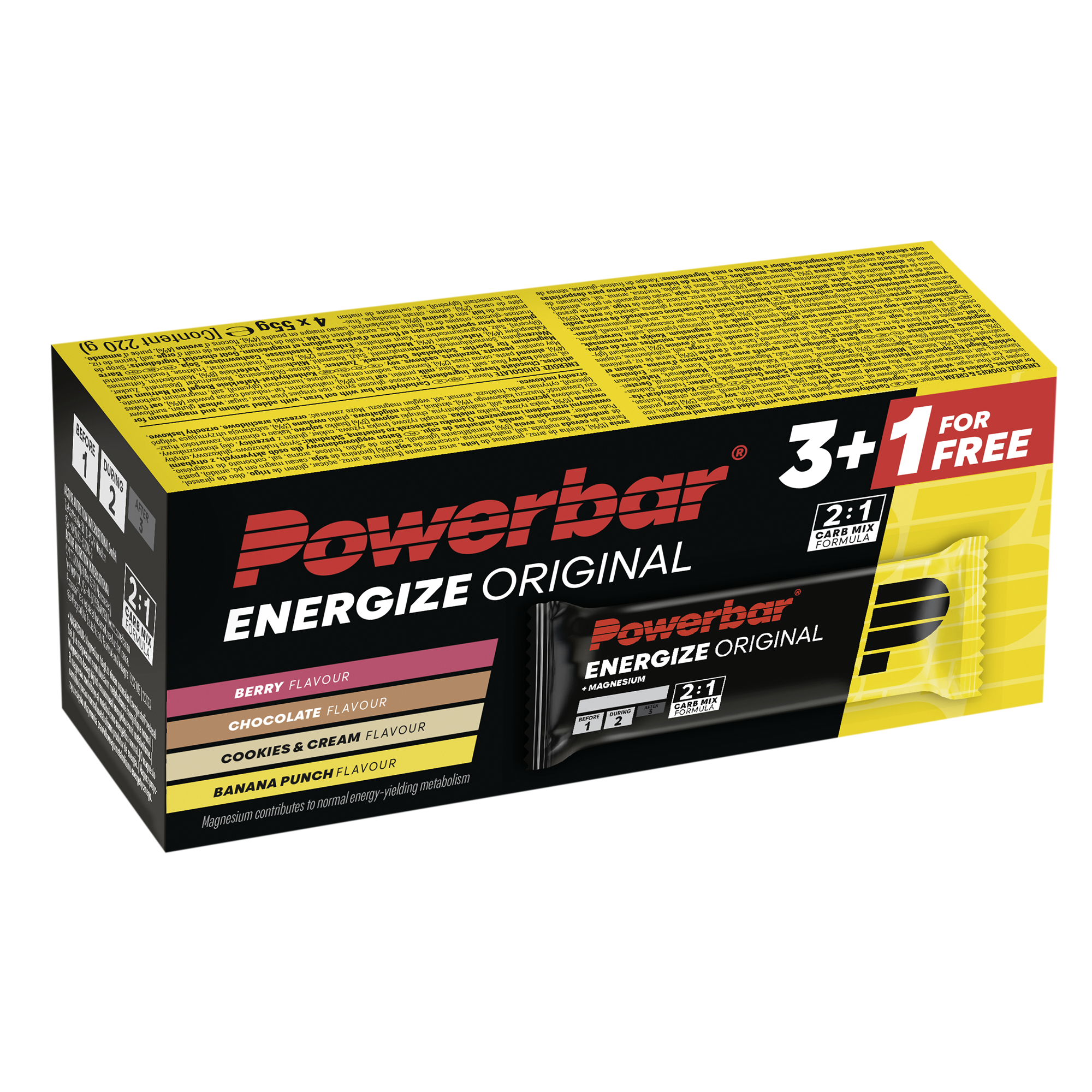 ENERGIZE PROMO 3+1, 4 Aromen