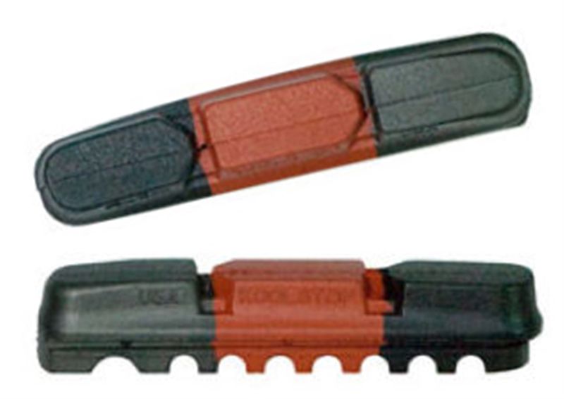 DURA PADS Rennvelo-Ersatzbremsbeläge, triple Compound / grau rot schwarz