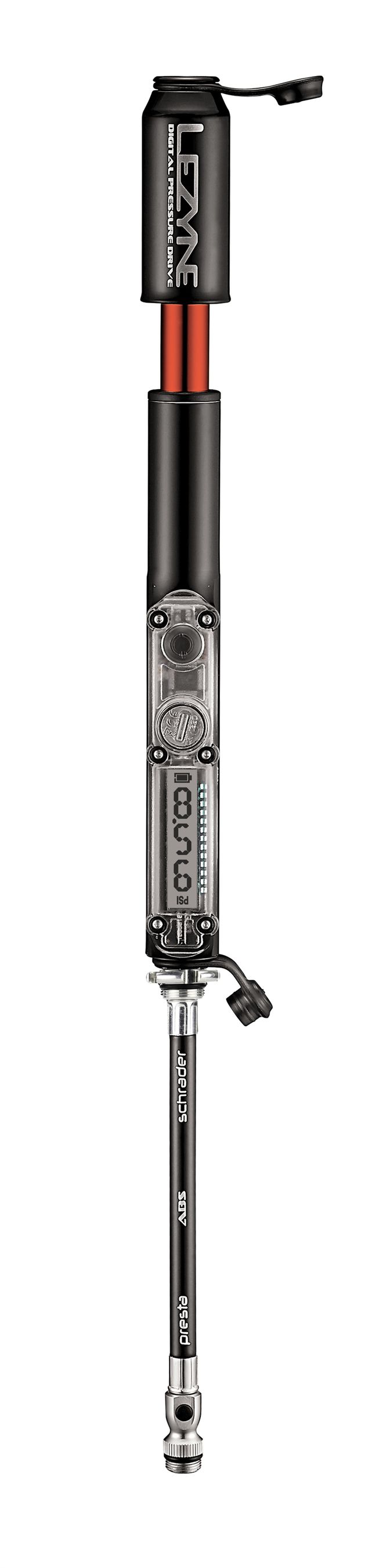 DIGITAL PRESSURE DRIVE Minipumpe mit digitalem Manometer / black gloss