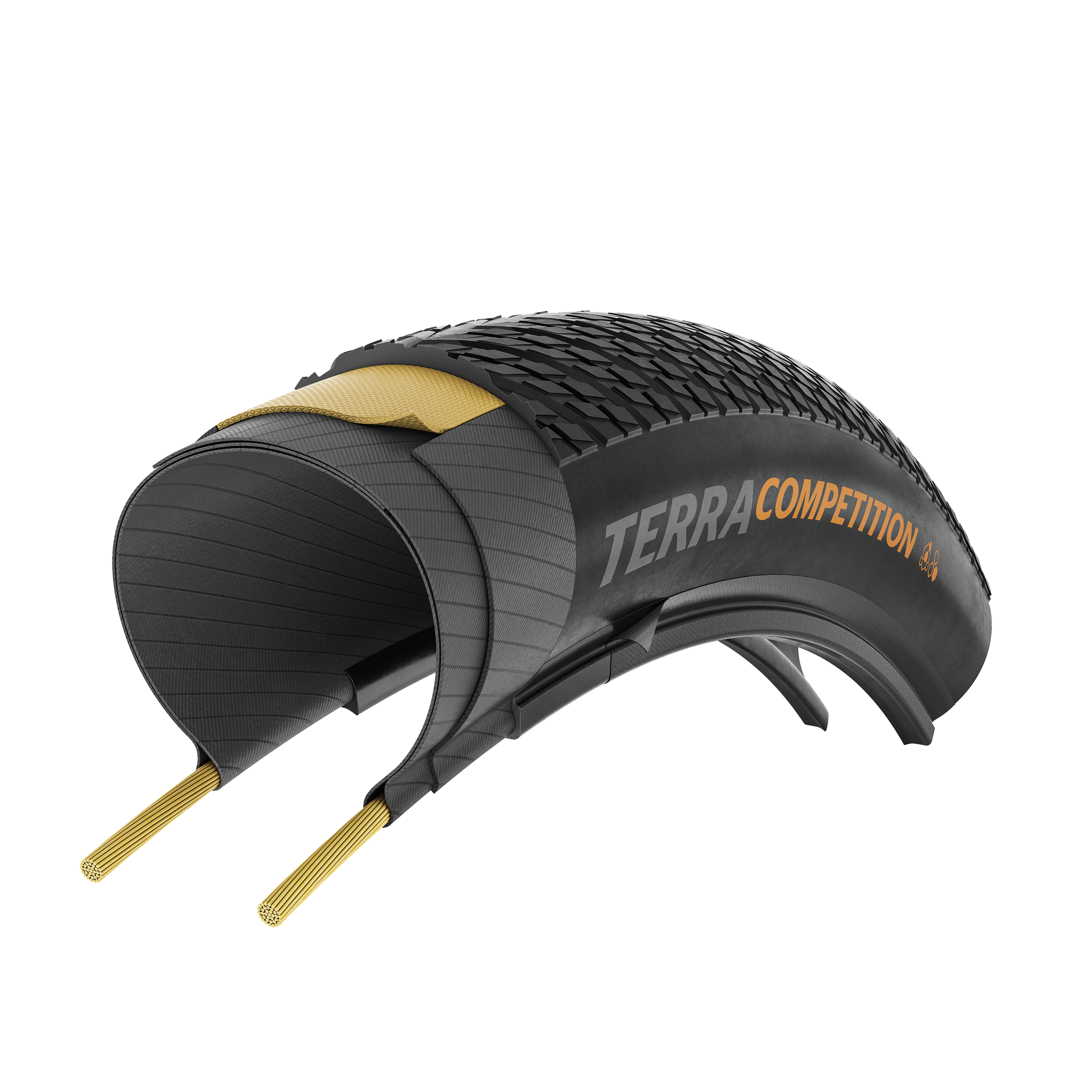 Pneu Terra Competition / black-brown / 700x35C, 35-622
