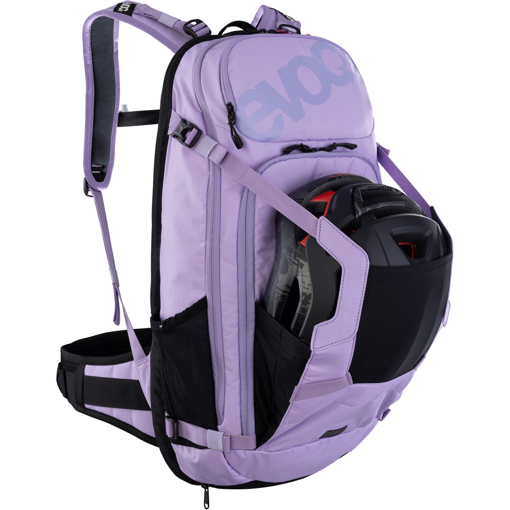 FR TRAIL E-RIDE Protektorenrucksack, 22 L / purple rose / M/L