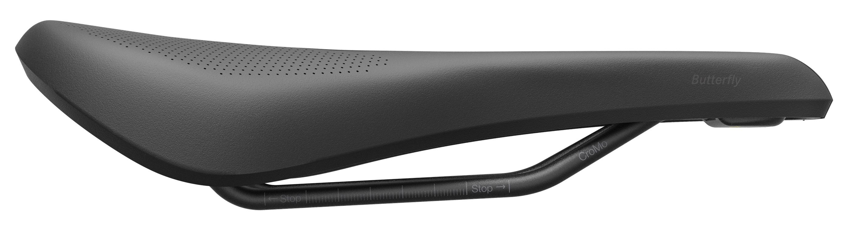 Sattel Butterfly Exera Gel Lady / schwarz / 169 mm, Max. 12-15 cm