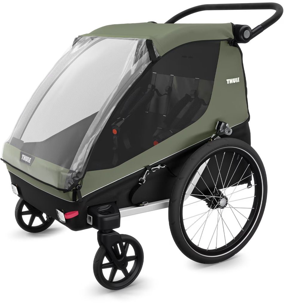 COURIER Kinderanhänger / Vintage Grün