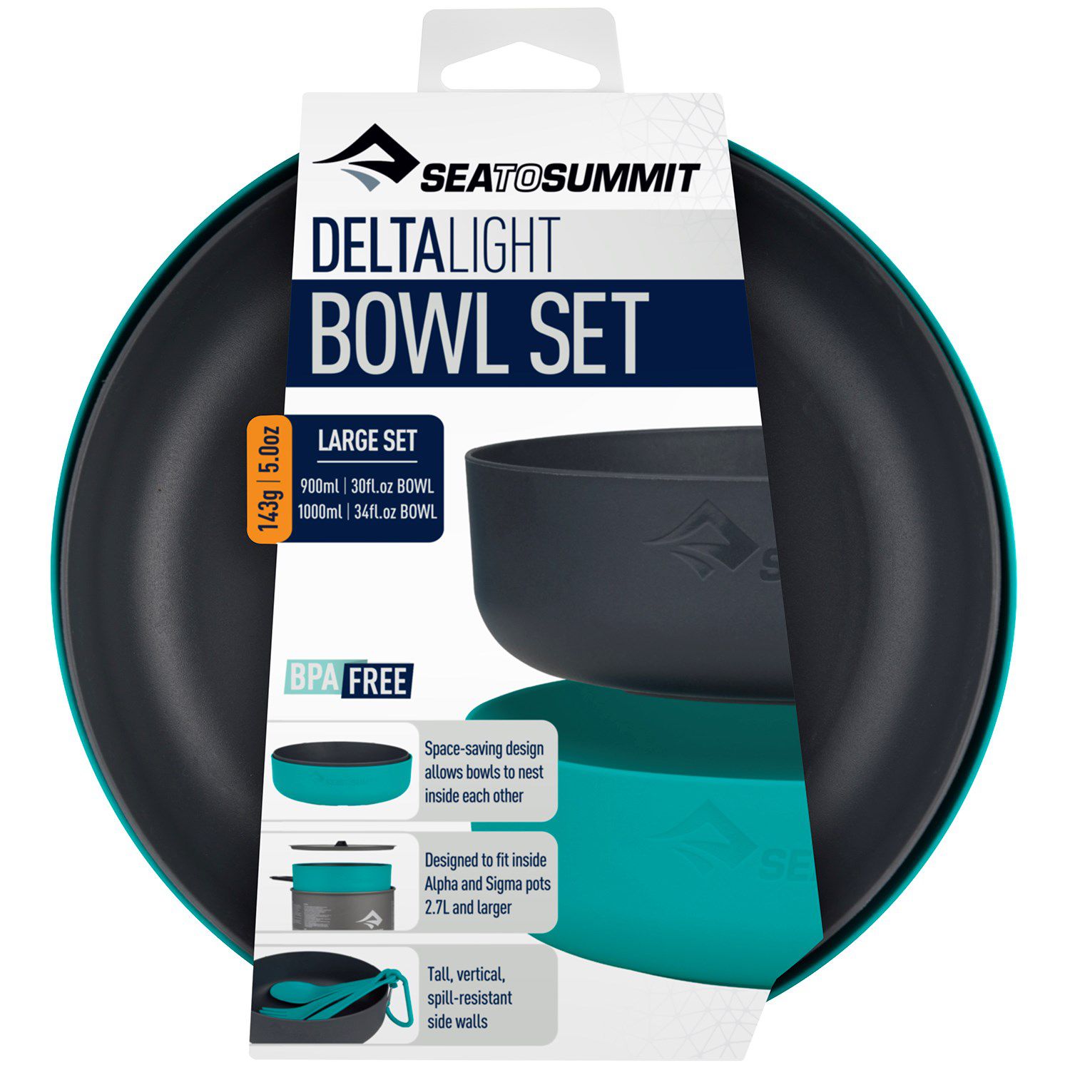 DELTALIGHT BOWL SET, 2-teilig / multicolor / L