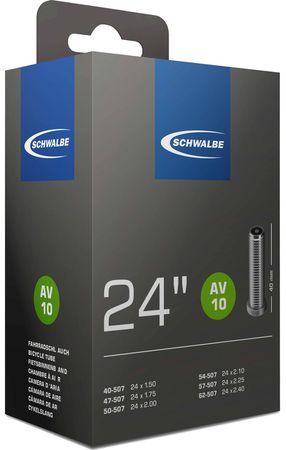 SCHWALBE STANDARD Schlauch / 24", AV10, 40mm, 40/62-507