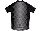 THE ARGYLE Herren-Kurzarmtrikot / black/gray / XL