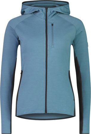 APPROACH Damen-Merino-Kapuzenjacke / ash blue/shale / L