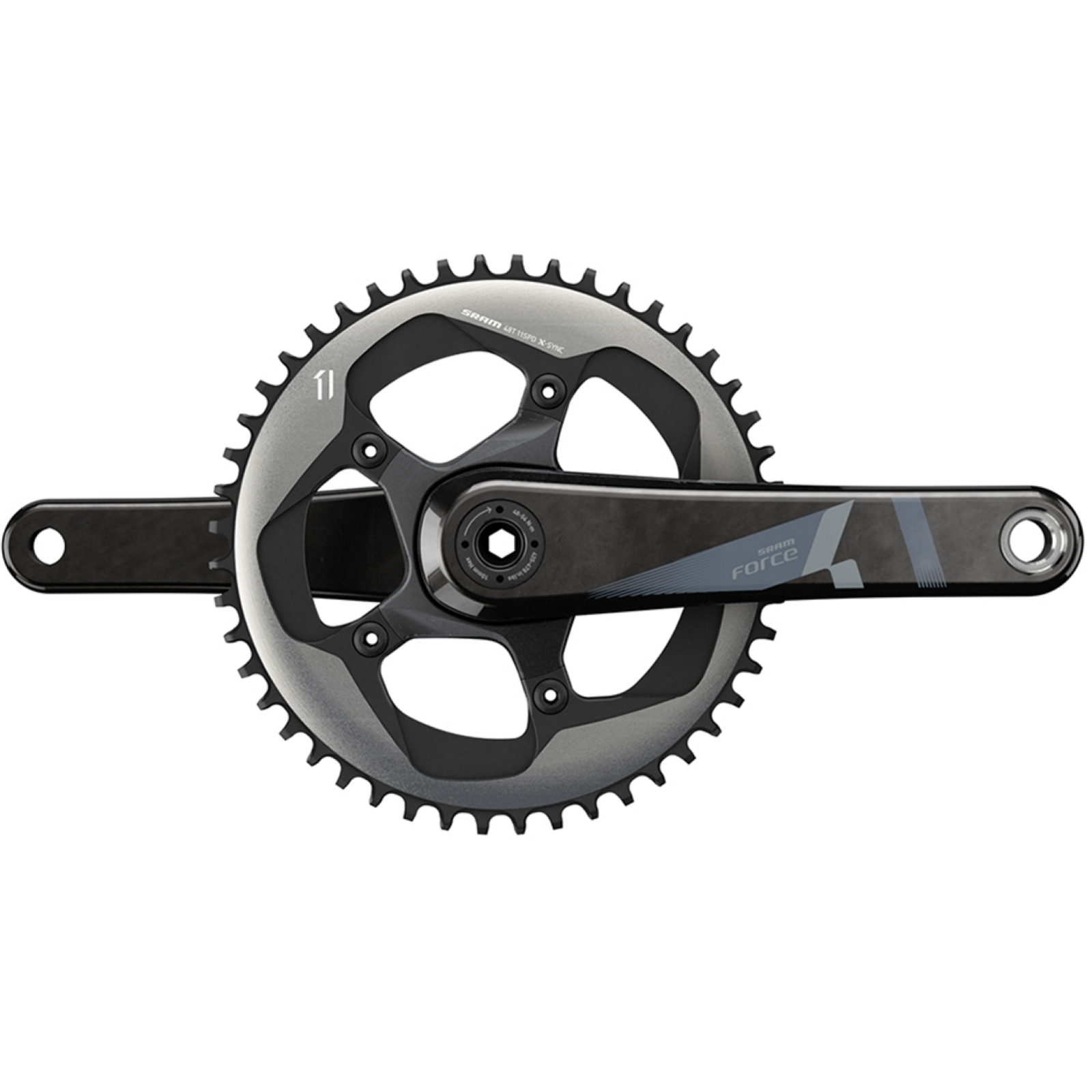 Crankset Force 1 GXP / natural carbon / 172.5mm/42t