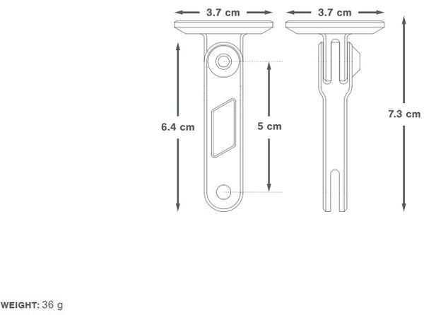 EXPEDITION GPS MOUNT GPS-Halterung / black